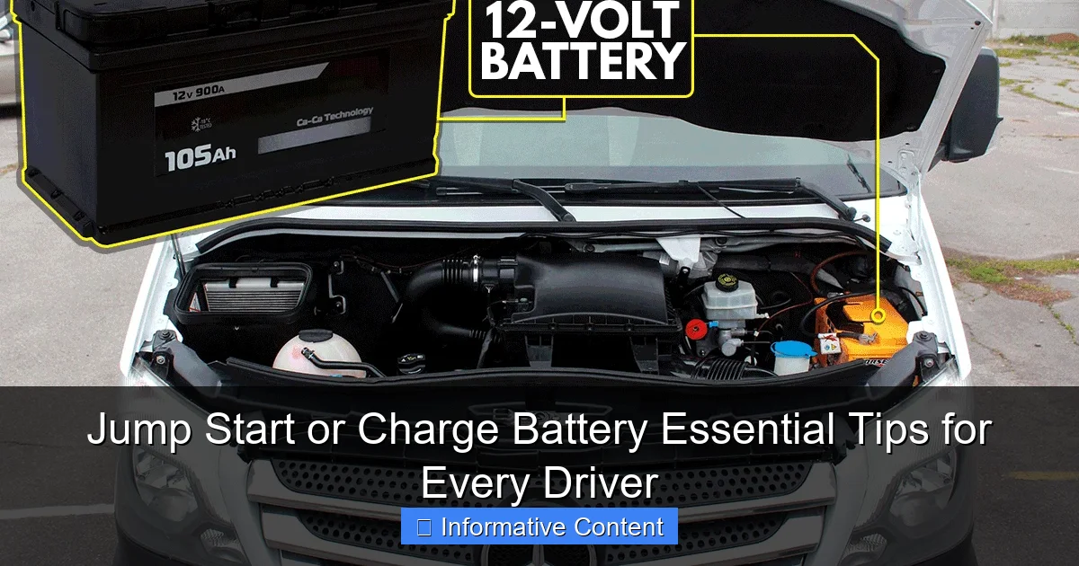Jump Start or Charge Battery Essential Tips for Every Driver
