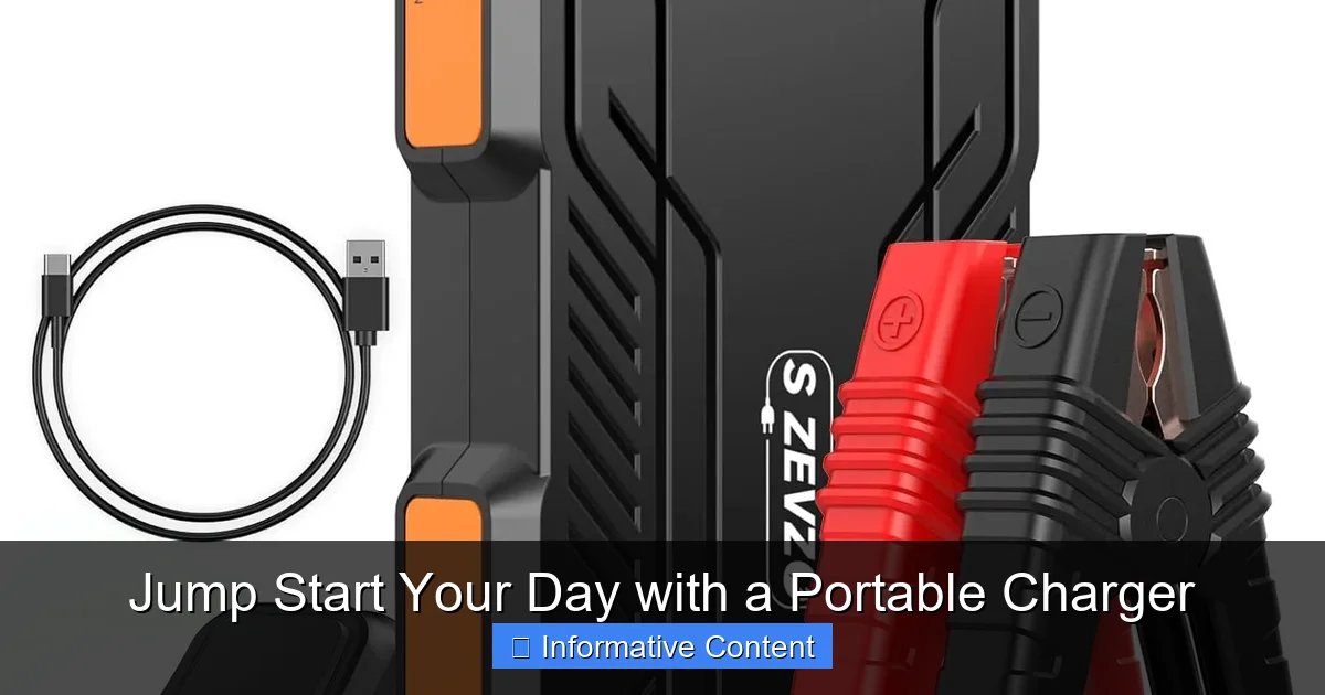 Jump Start Your Day with a Portable Charger