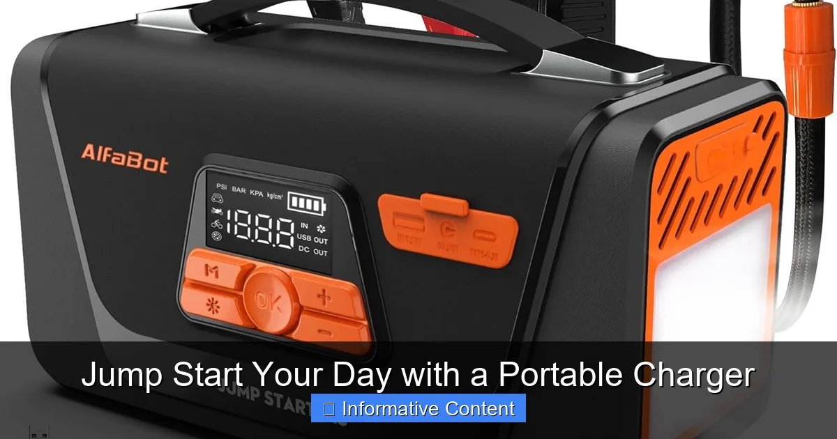 Jump Start Your Day with a Portable Charger