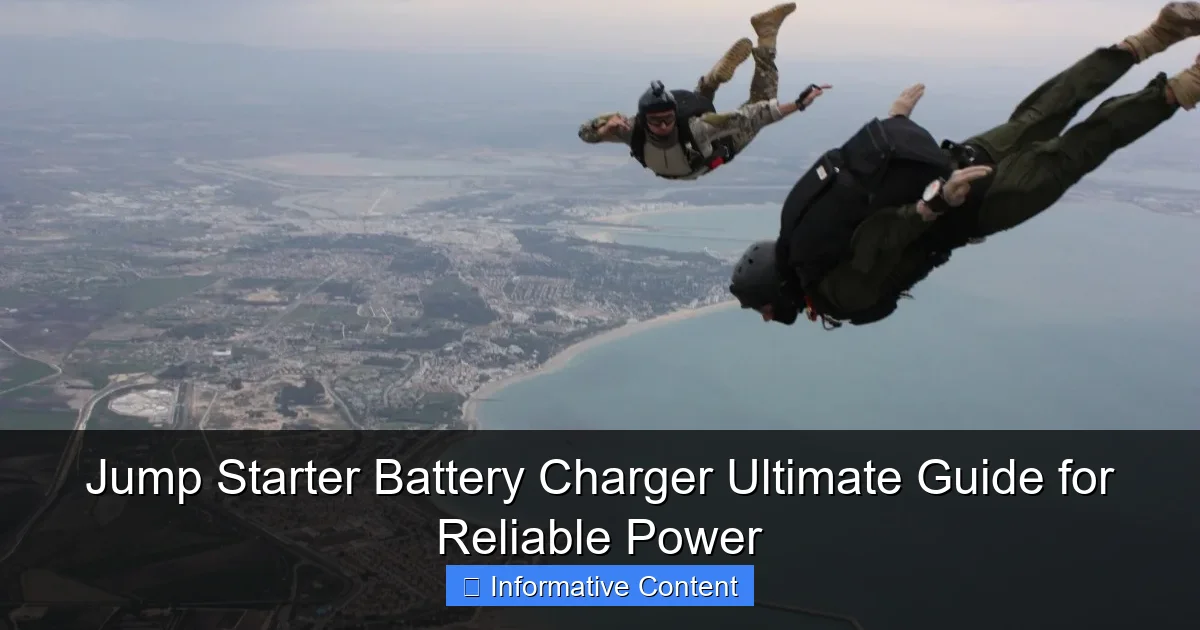 Jump Starter Battery Charger Ultimate Guide for Reliable Power