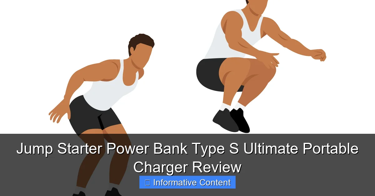 Jump Starter Power Bank Type S Ultimate Portable Charger Review