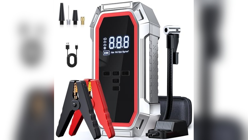 Jump Starter With Lcd Display - Smart Monitoring