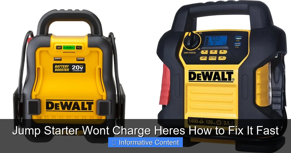 Jump Starter Wont Charge Heres How to Fix It Fast
