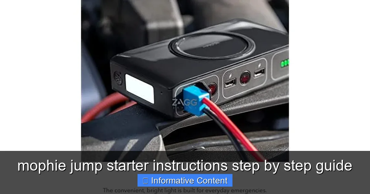 mophie jump starter instructions step by step guide