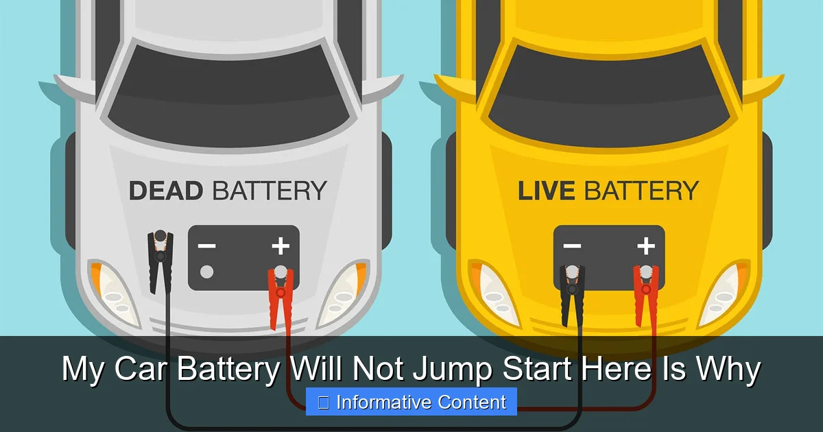 My Car Battery Will Not Jump Start Here Is Why