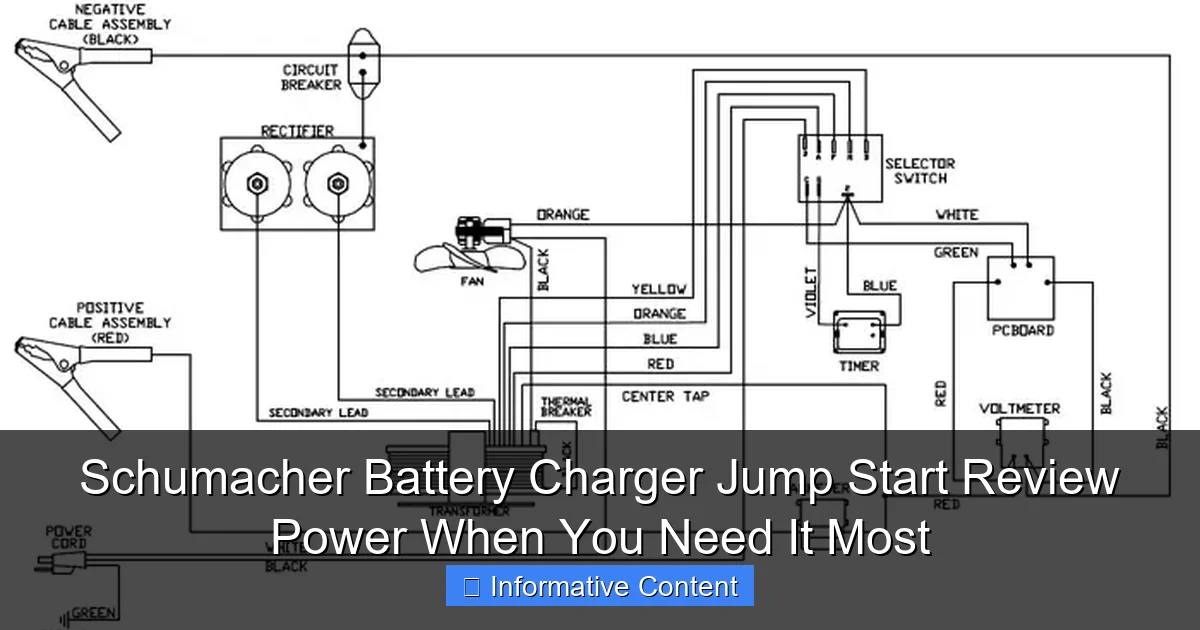 Schumacher Battery Charger Jump Start Review Power When You Need It Most