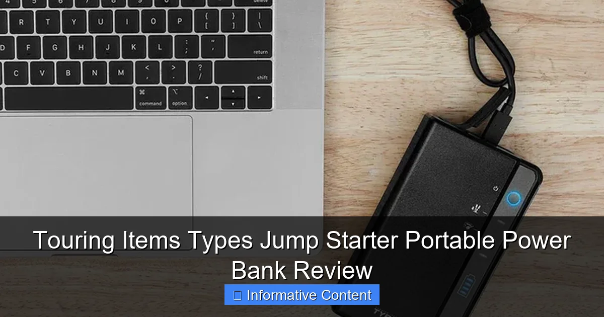 Touring Items Types Jump Starter Portable Power Bank Review