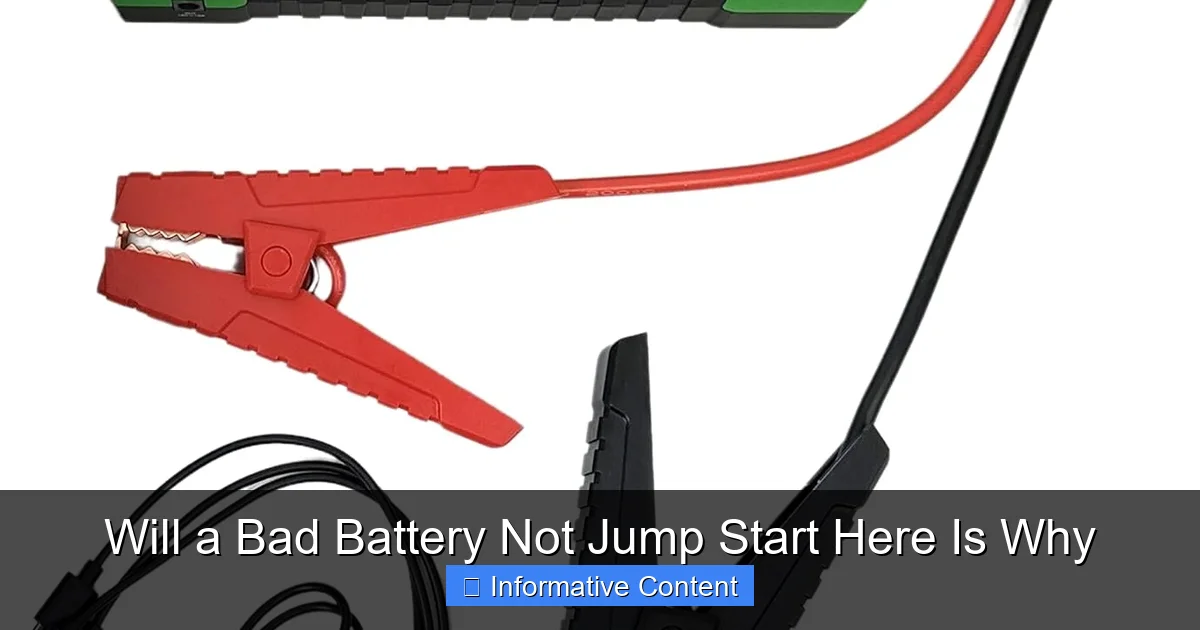Will a Bad Battery Not Jump Start Here Is Why