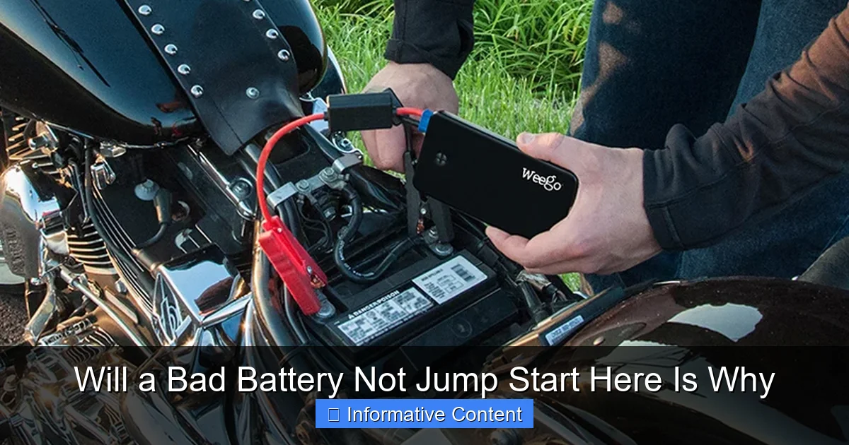 Will a Bad Battery Not Jump Start Here Is Why