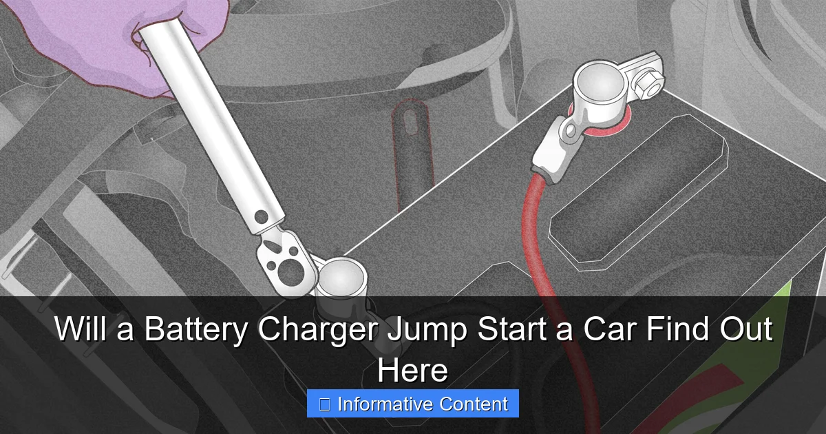 Will a Battery Charger Jump Start a Car Find Out Here