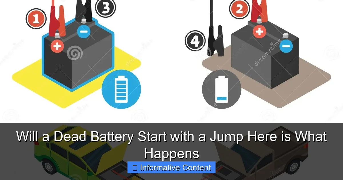 Will a Dead Battery Start with a Jump Here is What Happens