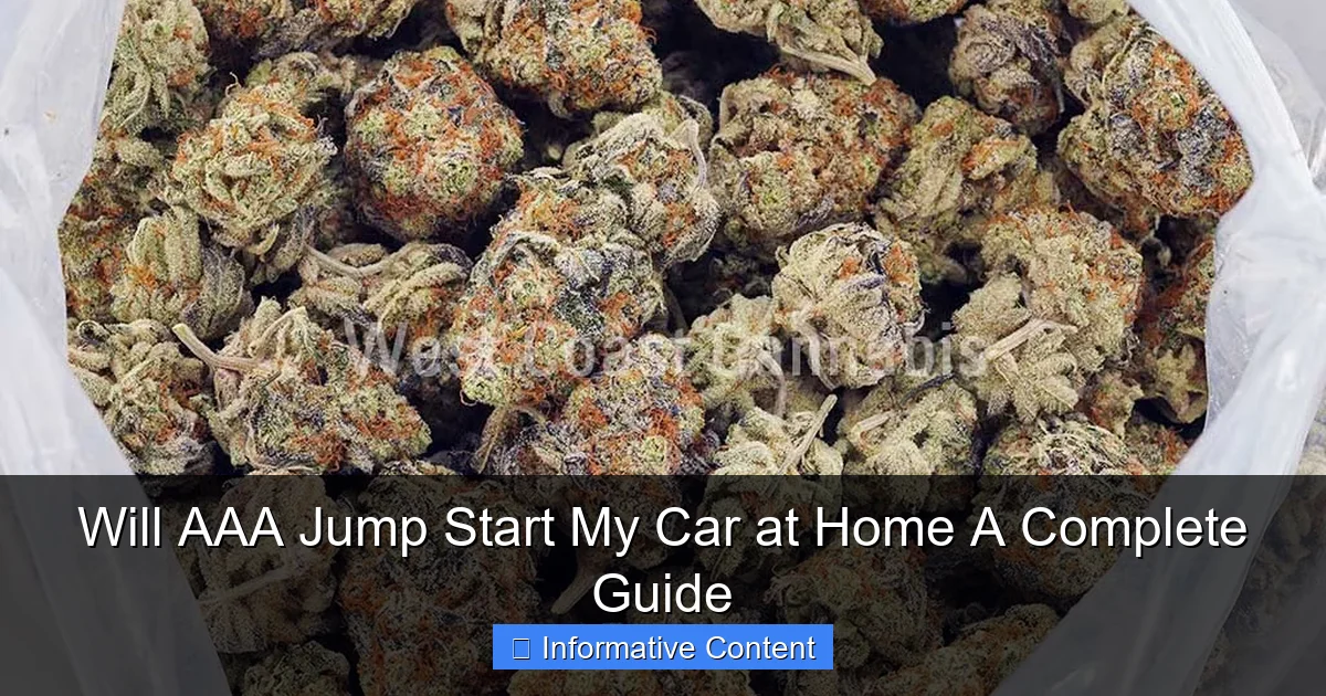 Will AAA Jump Start My Car at Home A Complete Guide