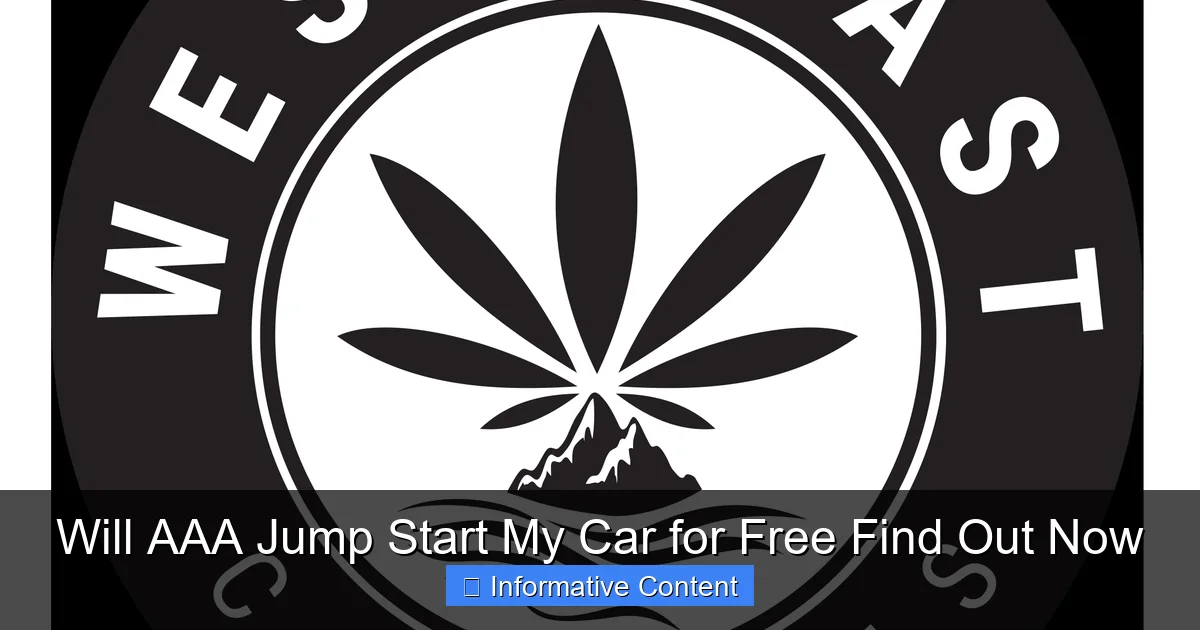 Will AAA Jump Start My Car for Free Find Out Now