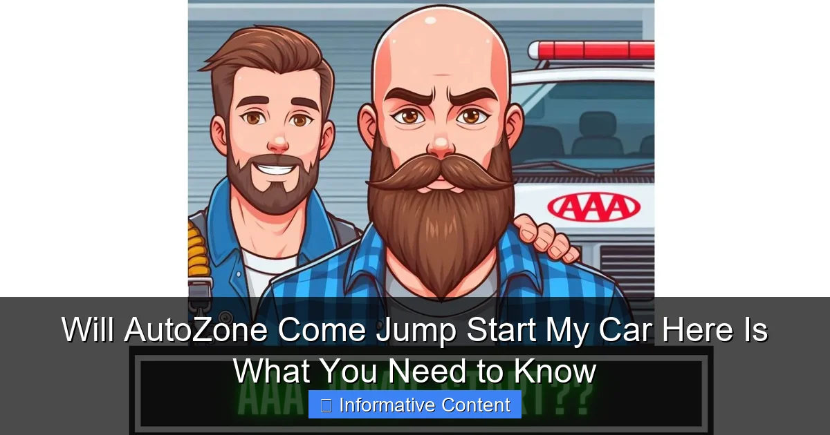 Will AutoZone Come Jump Start My Car Here Is What You Need to Know