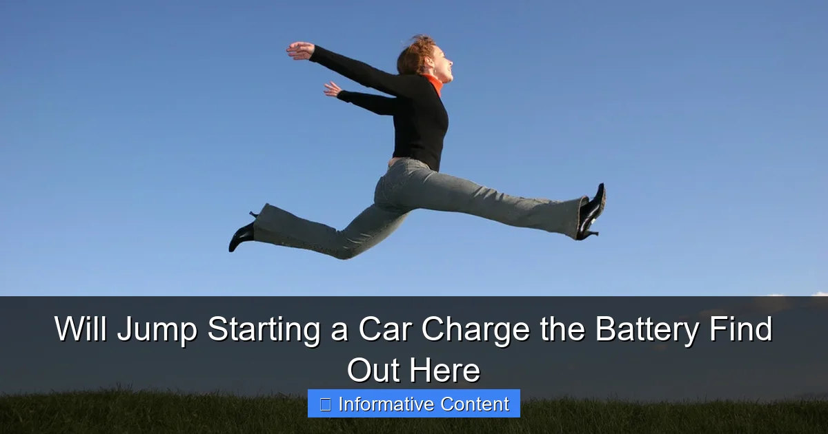 Will Jump Starting a Car Charge the Battery Find Out Here