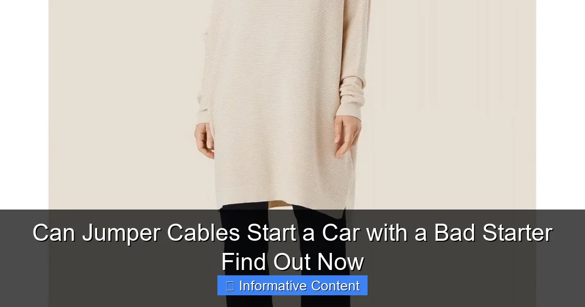 Can Jumper Cables Start a Car with a Bad Starter Find Out Now