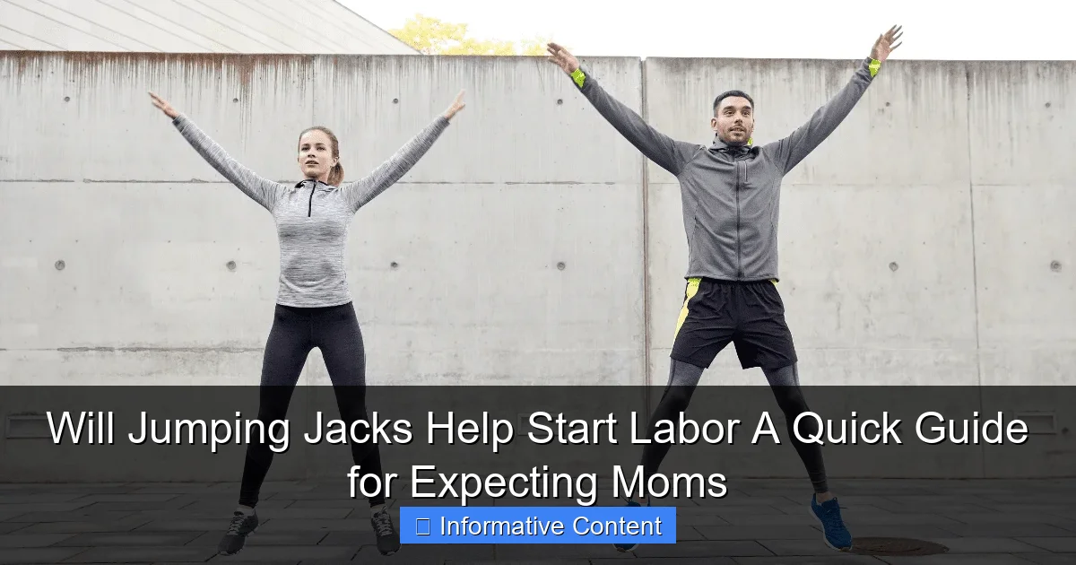 Will Jumping Jacks Help Start Labor A Quick Guide for Expecting Moms