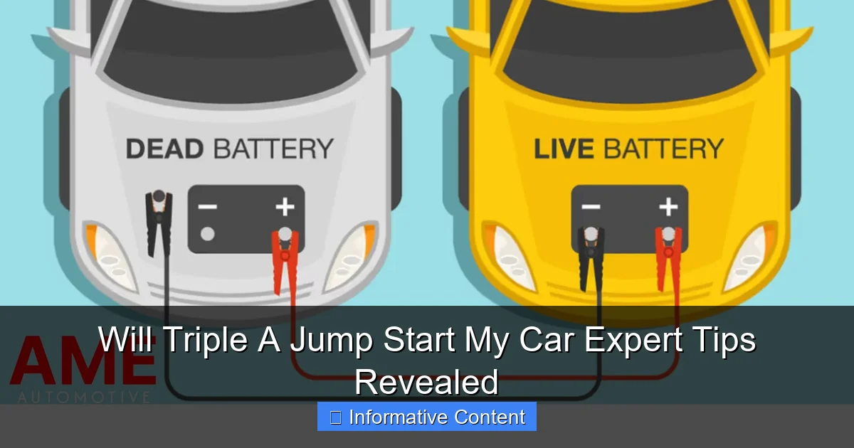 Will Triple A Jump Start My Car Expert Tips Revealed