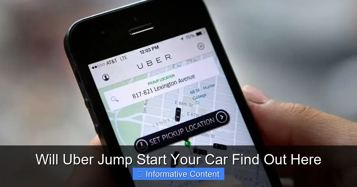 Will Uber Jump Start Your Car Find Out Here
