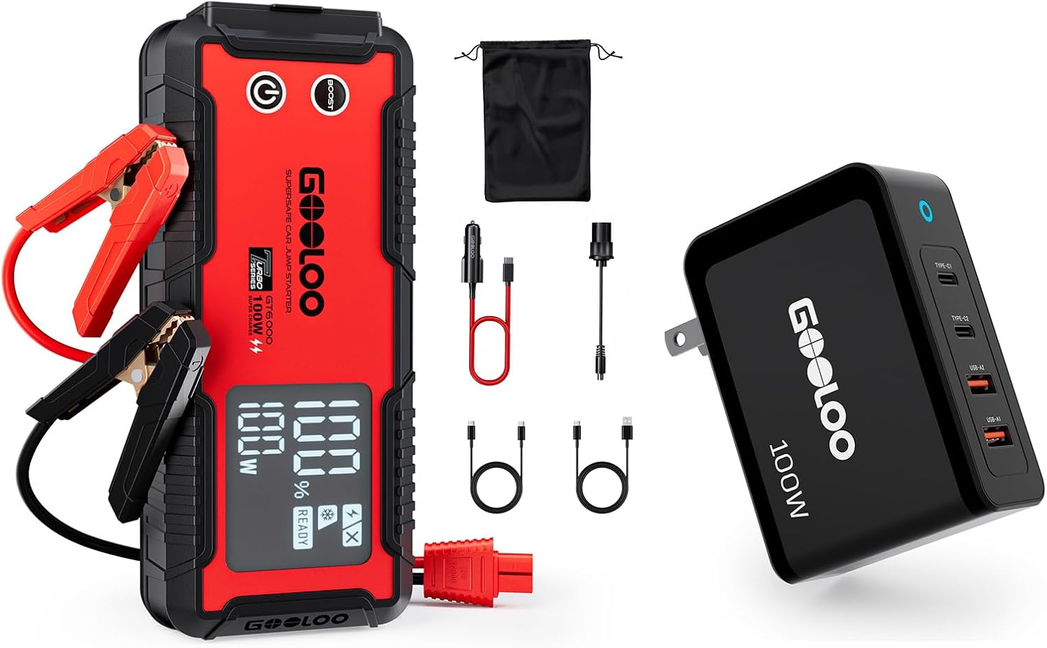 GOOLOO 6000A Jump Starter GT6000 Review 2026: Fast Charge & Reliable Car Starter