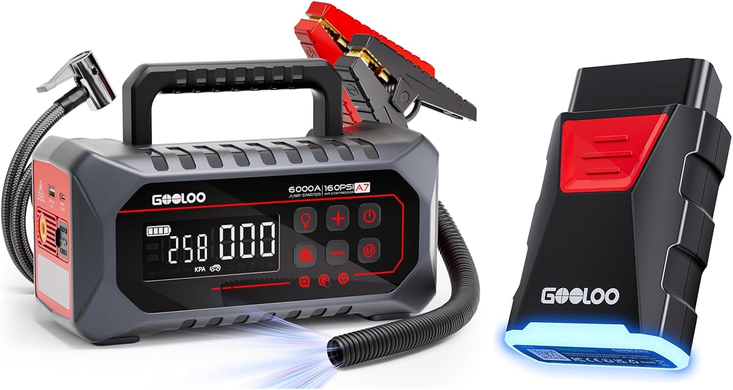 GOOLOO A7 Jump Starter & DEEPSCAN DS200 Review 2026: Best 2-in-1 Car Rescue Kit?