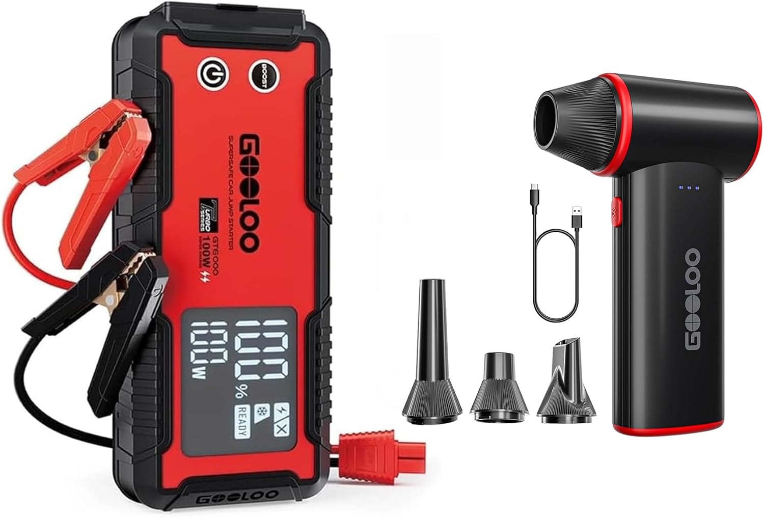 GOOLOO 6000A Jump Starter GT6000 & F3 Duster Review 2026: Powerful Car Starter &