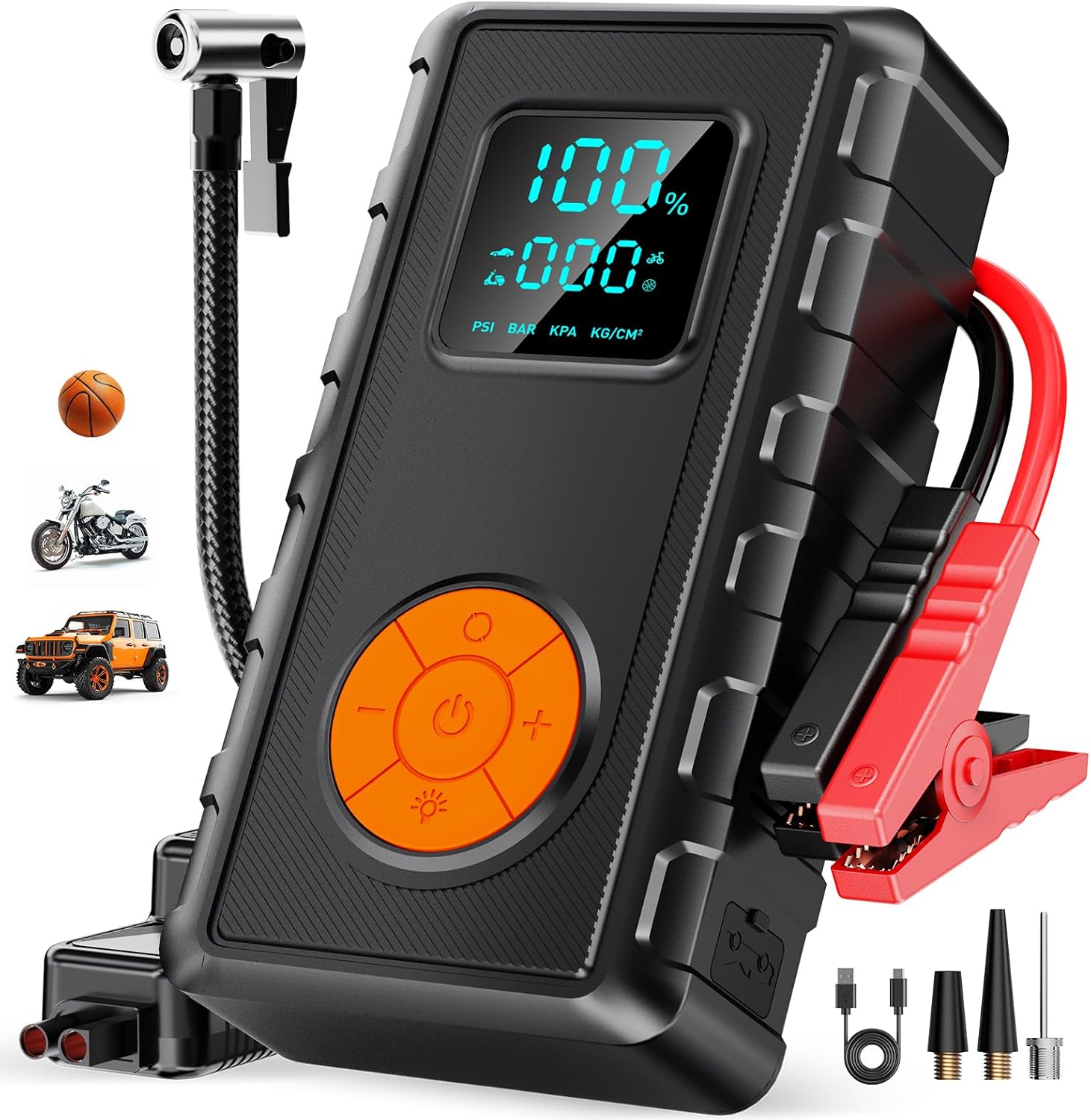 Jump Starter with Air Compressor Review 2026: Best Portable Jump Box for Gas & D