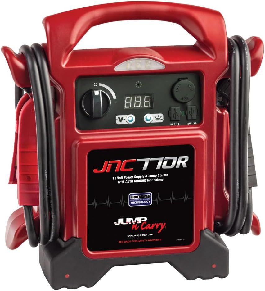 Clore Automotive Jump-N-Carry JNC770R Review 2026: Top 1700 Amp 12V Jump Starter