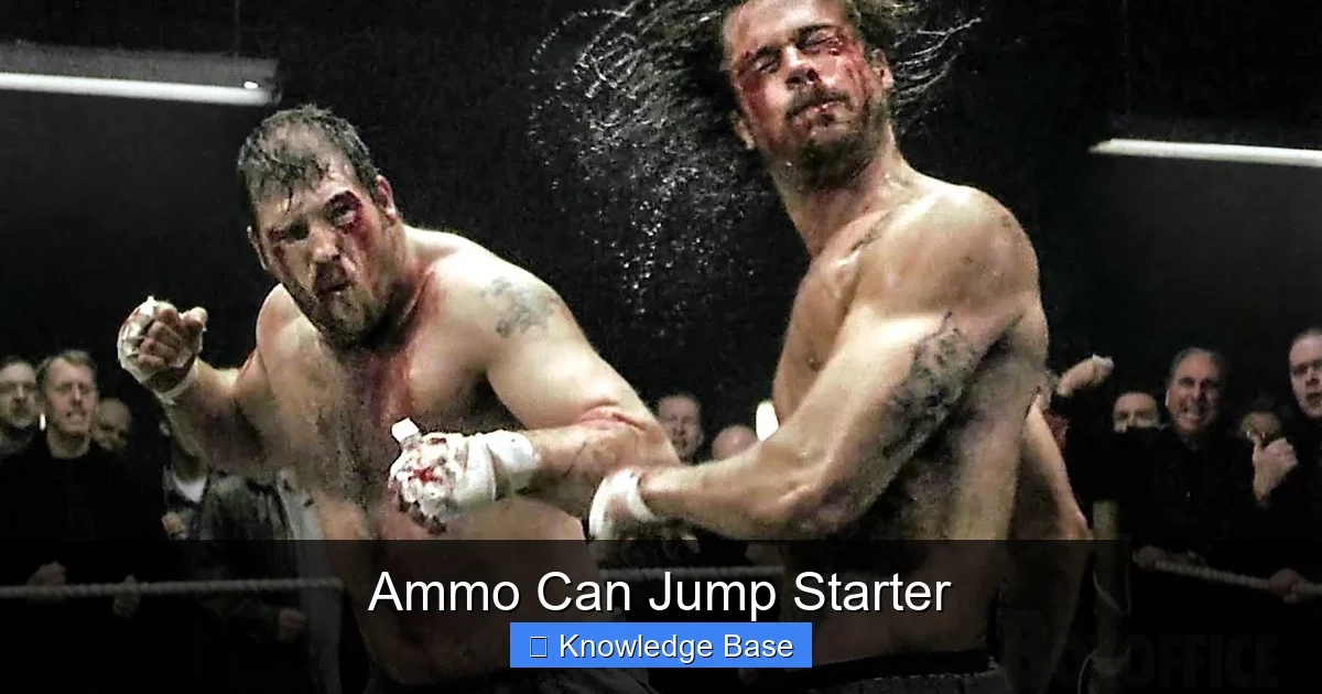 Ammo Can Jump Starter