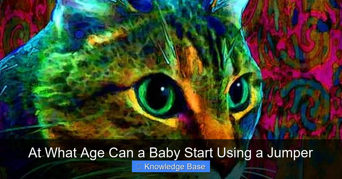 At What Age Can a Baby Start Using a Jumper