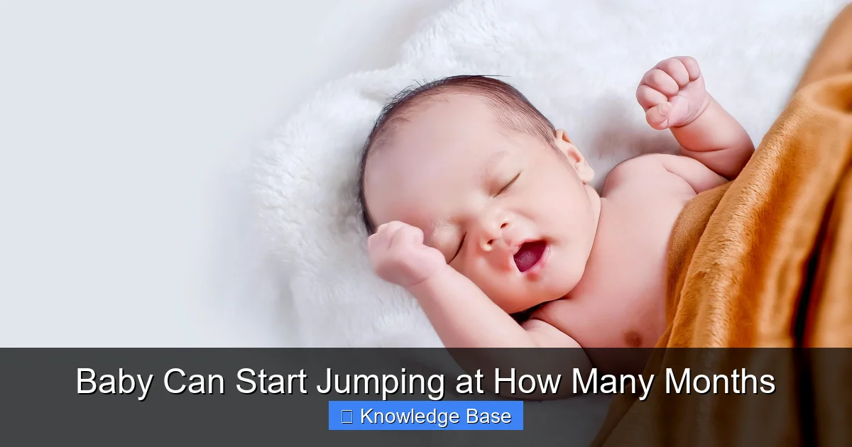 Baby Can Start Jumping at How Many Months
