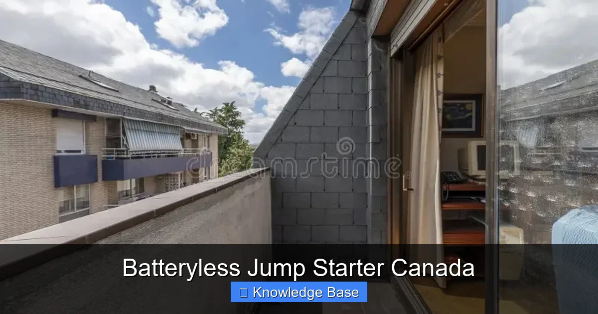 Batteryless Jump Starter Canada