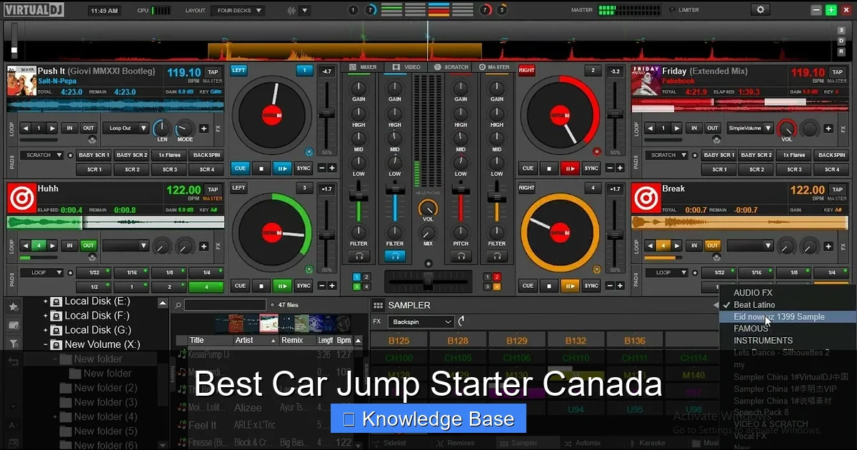Best Car Jump Starter Canada