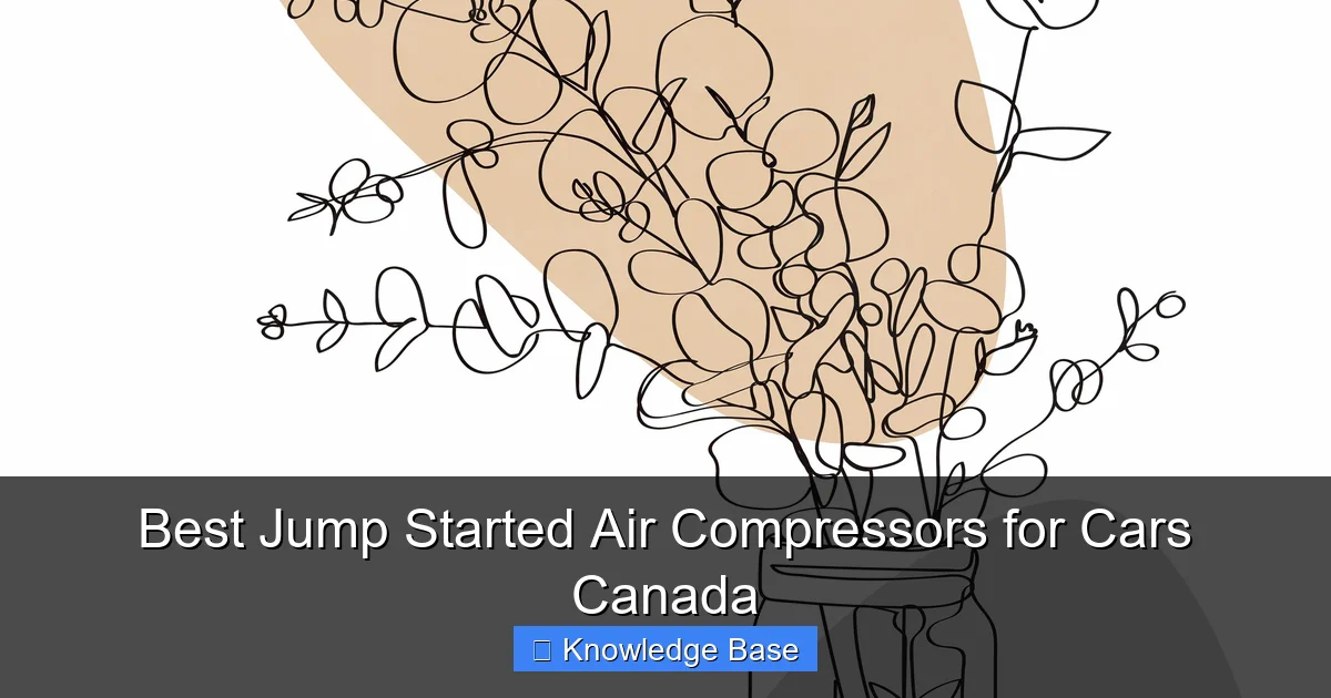 Best Jump Started Air Compressors for Cars Canada