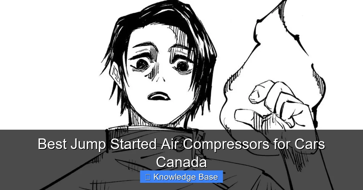 Best Jump Started Air Compressors for Cars Canada