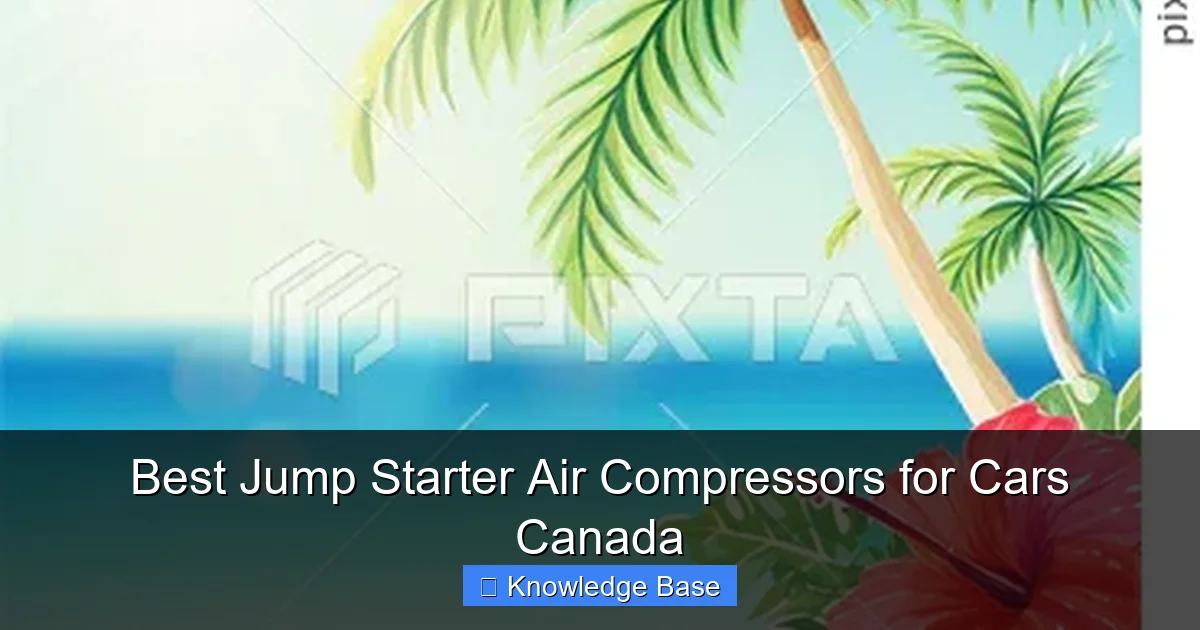 Best Jump Starter Air Compressors for Cars Canada
