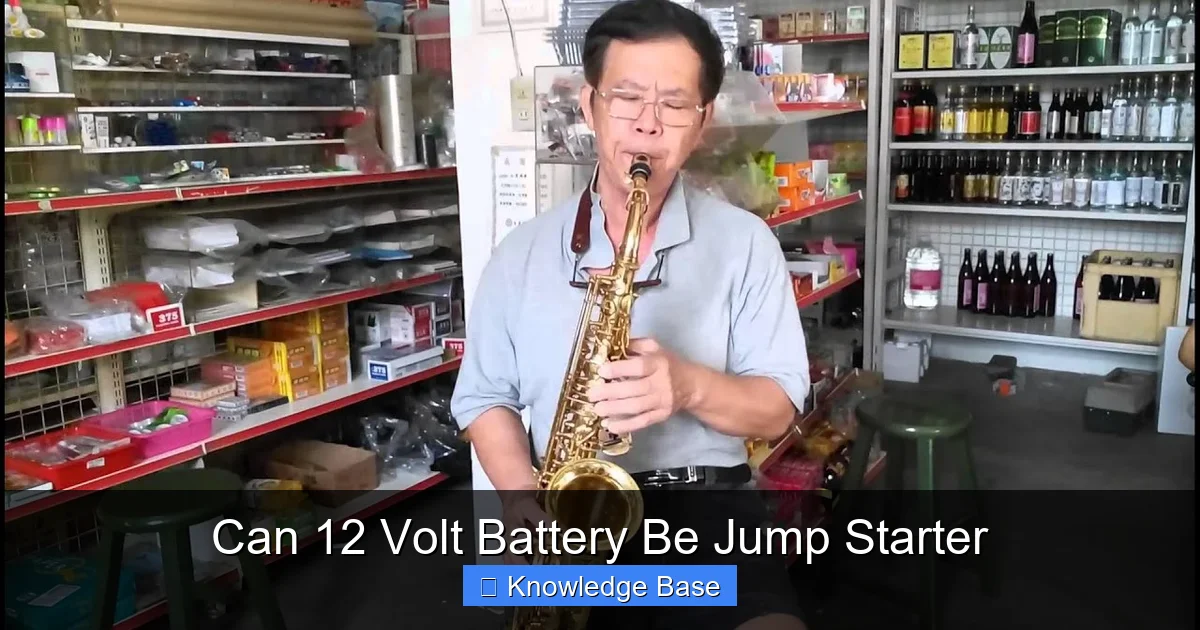 Can 12 Volt Battery Be Jump Starter