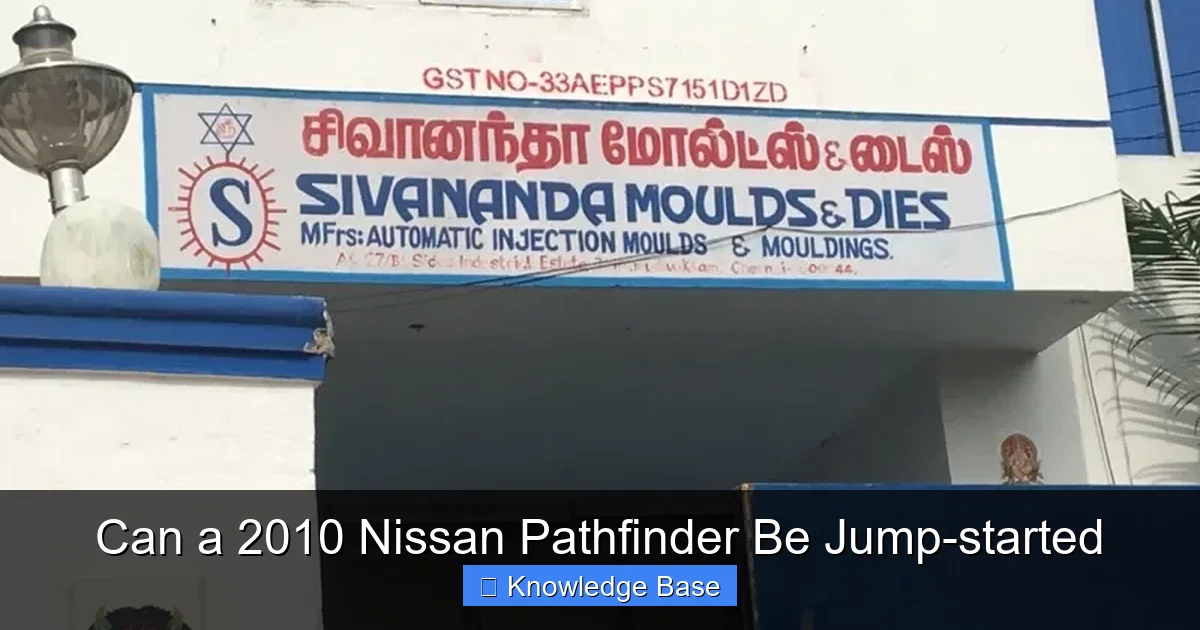 Can a 2010 Nissan Pathfinder Be Jump-started
