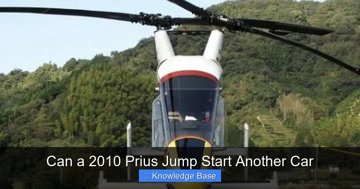 Can a 2010 Prius Jump Start Another Car