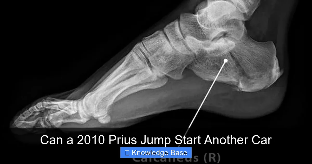 Can a 2010 Prius Jump Start Another Car