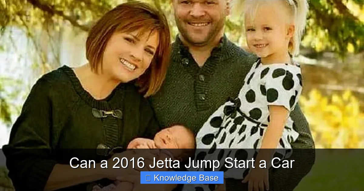 Can a 2016 Jetta Jump Start a Car