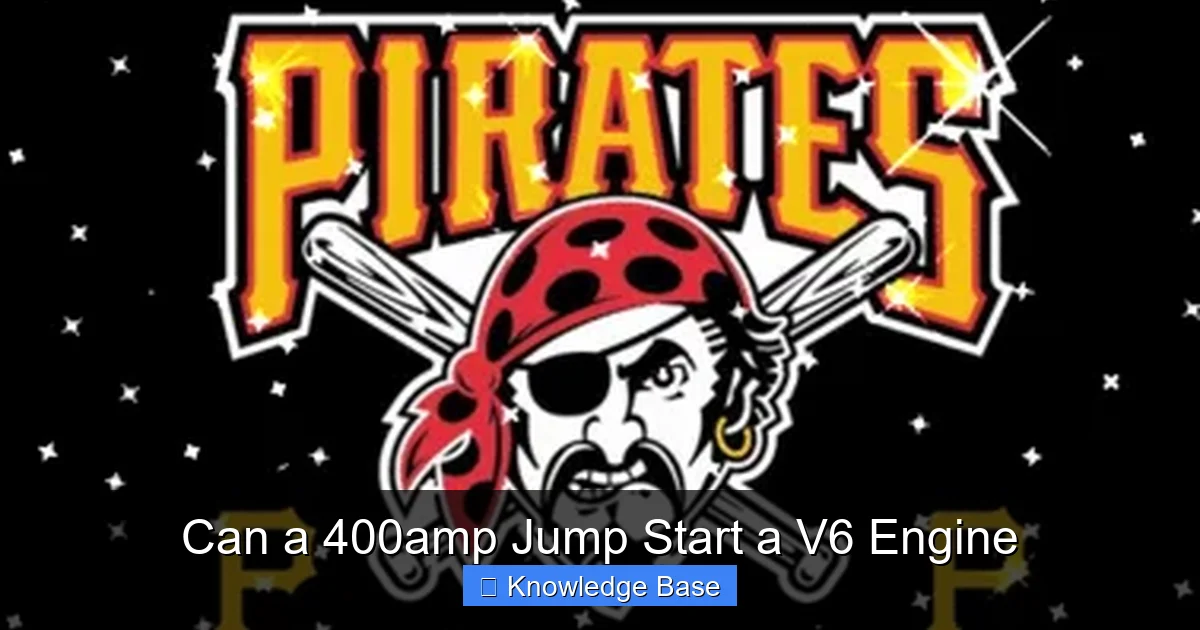 Can a 400amp Jump Start a V6 Engine