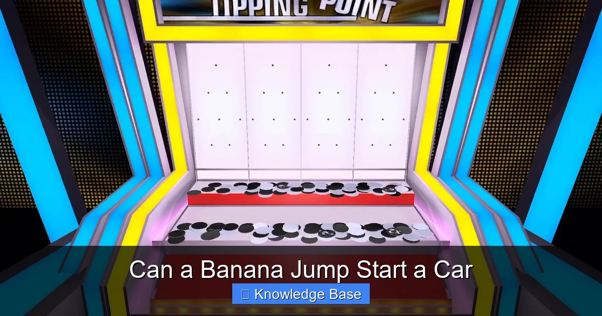Can a Banana Jump Start a Car