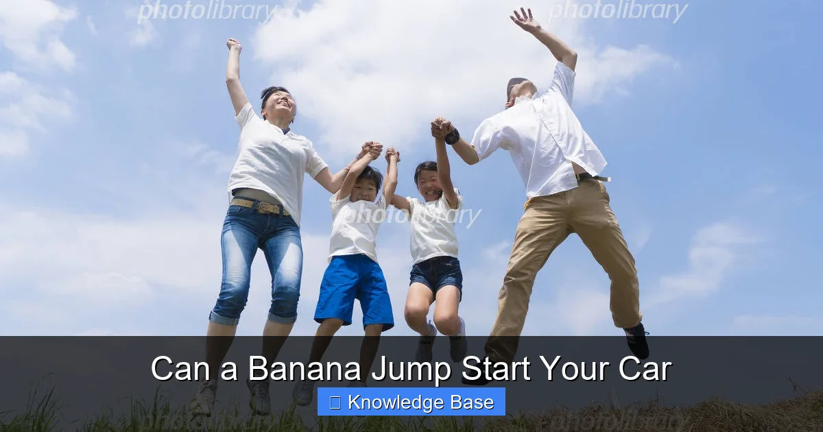 Can a Banana Jump Start Your Car
