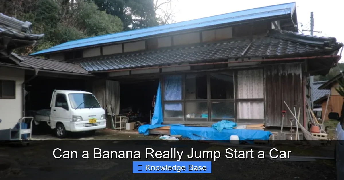 Can a Banana Really Jump Start a Car
