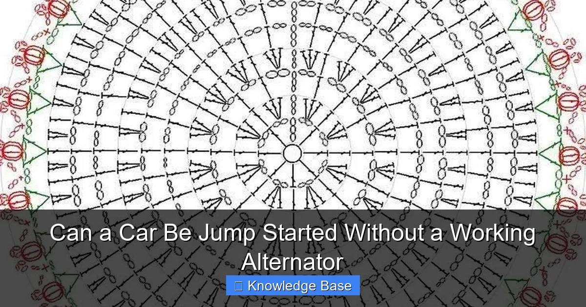 Can a Car Be Jump Started Without a Working Alternator