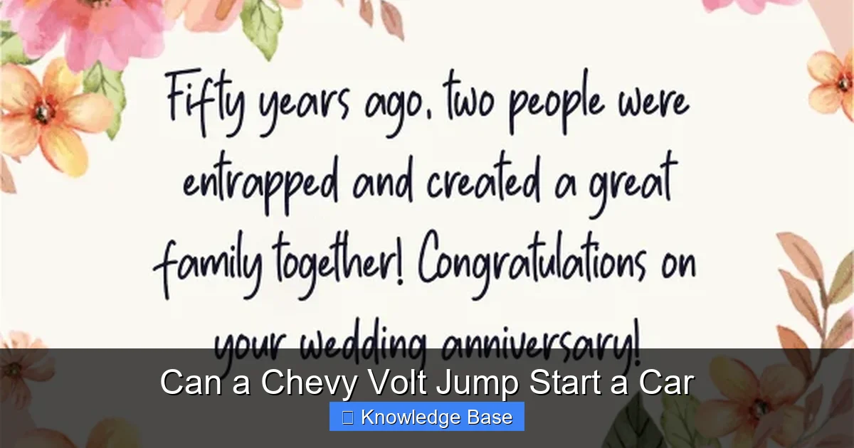 Can a Chevy Volt Jump Start a Car
