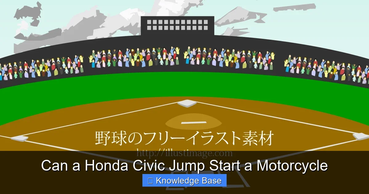 Can a Honda Civic Jump Start a Motorcycle