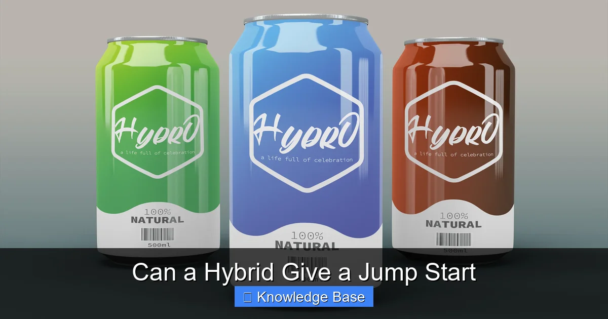 Can a Hybrid Give a Jump Start