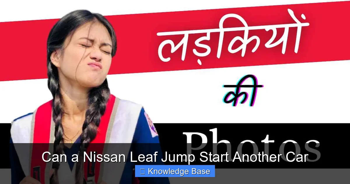 Can a Nissan Leaf Jump Start Another Car